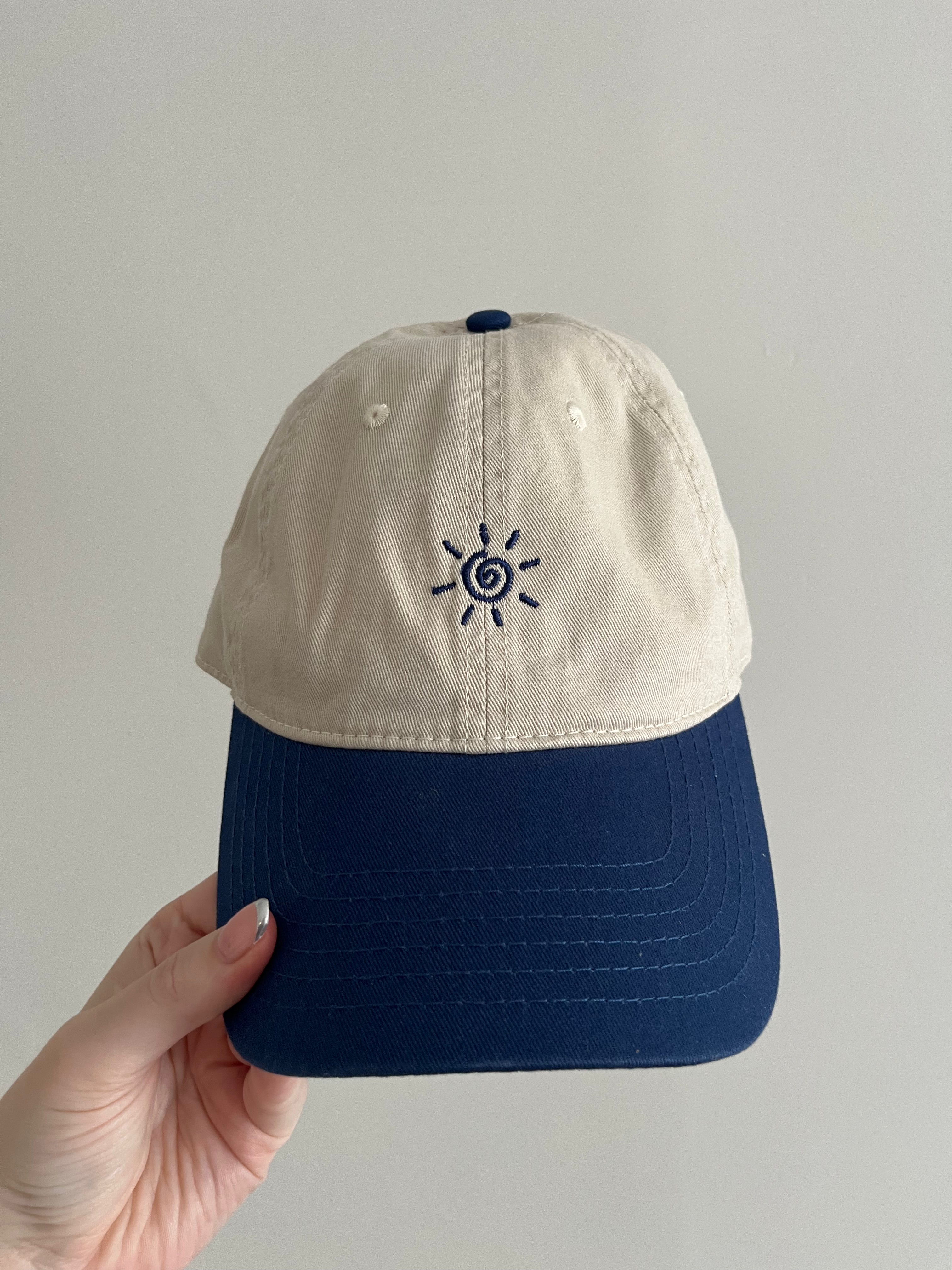 Sun Swirl Two Tone Cap - CLEARANCE | 1 LEFT